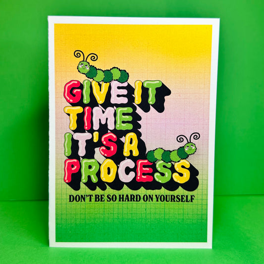 Don't Be So Hard On Yourself | Encouragement Greeting Card