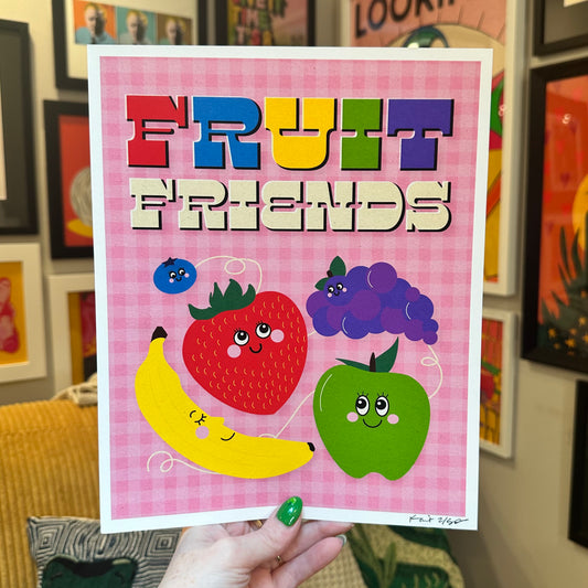 Fruit Friends - Art Print