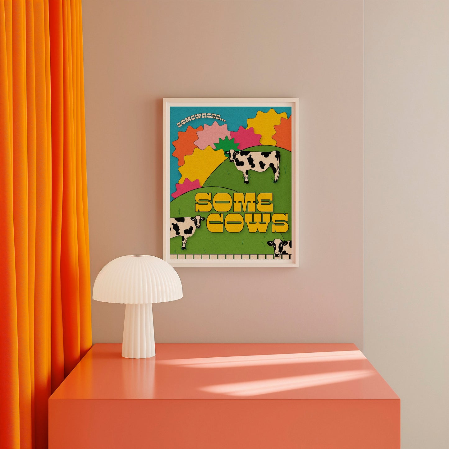Cows - Art Print Art Print by Posse Paper Goods