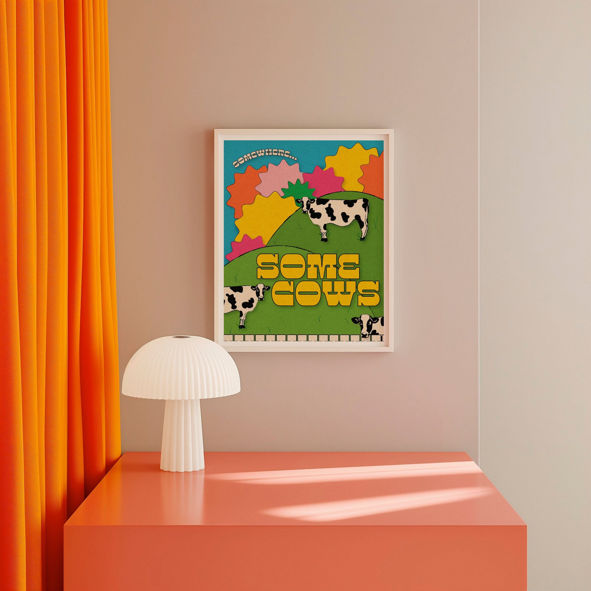 Cows - Art Print Art Print by Posse Paper Goods