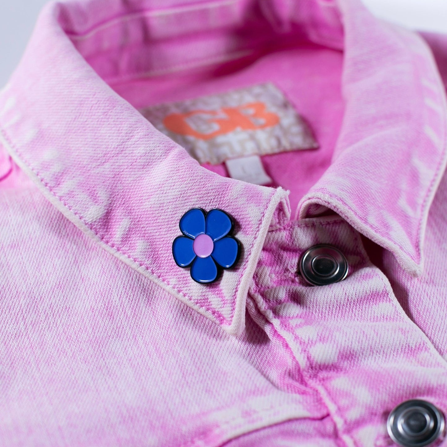 Flower Pin Enamel Pins by Posse Paper Goods