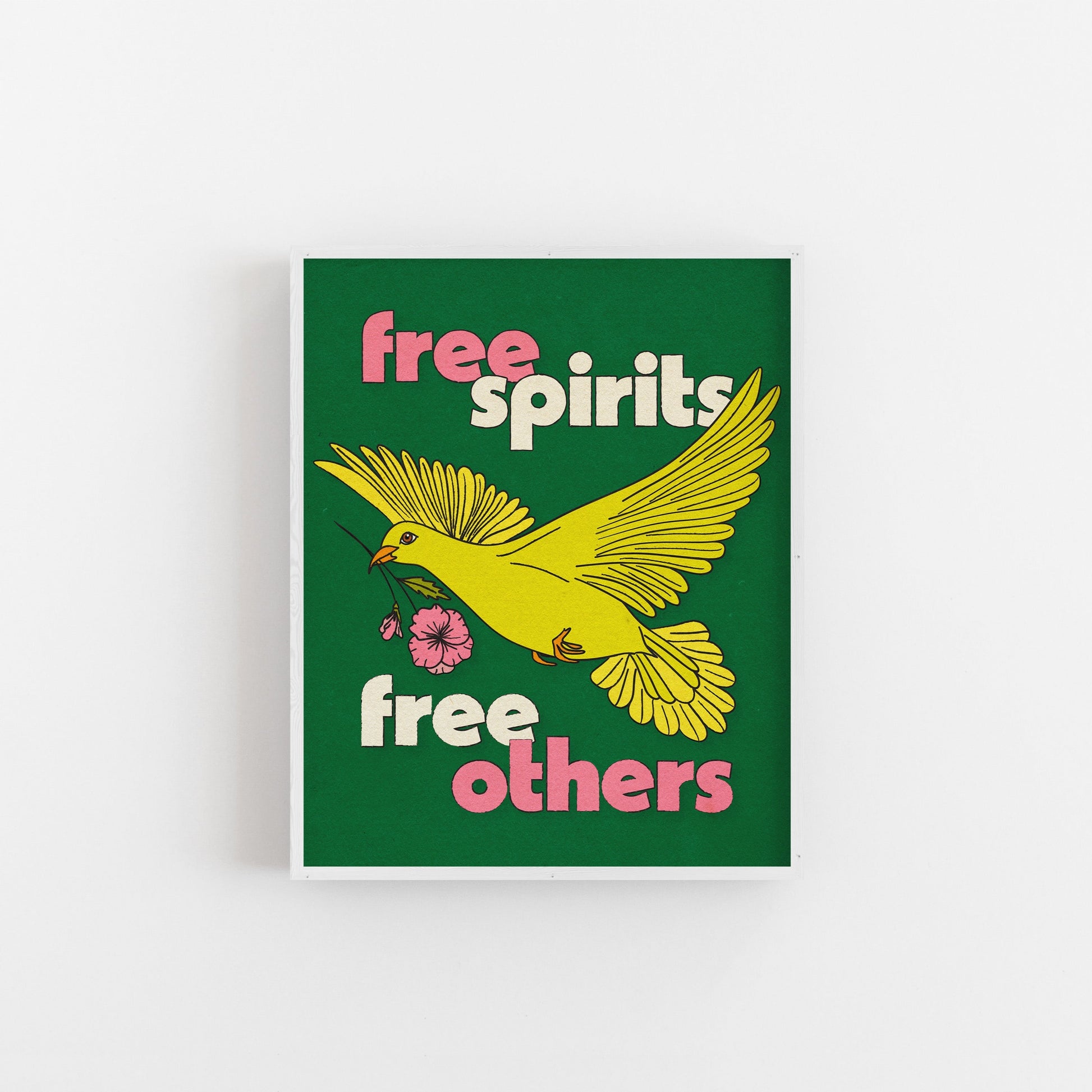 Free Spirits Free Others - Art Print Art Print by Posse Paper Goods