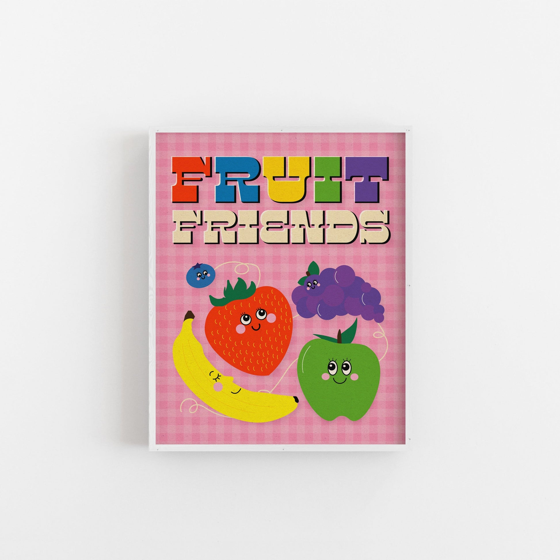 Fruit Friends - Art Print Art Print by Posse Paper Goods