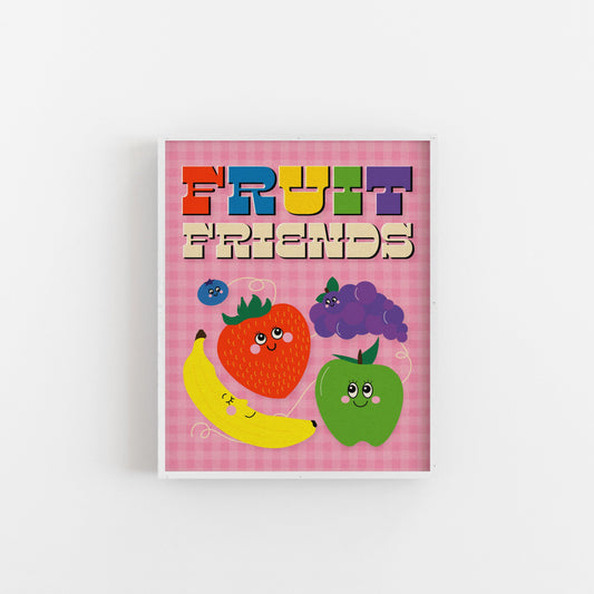 Fruit Friends - Art Print Art Print by Posse Paper Goods