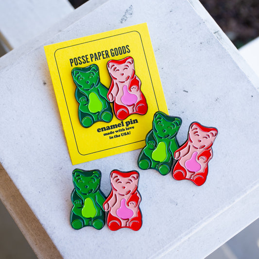 Gummy Bears - Enamel Pin Enamel Pins by Posse Paper Goods