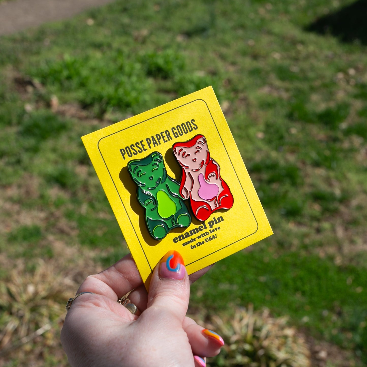 Gummy Bears - Enamel Pin Enamel Pins by Posse Paper Goods