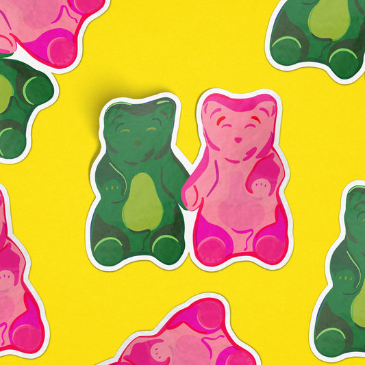 Gummy Bears Sticker Sticker by Posse Paper Goods