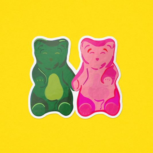 Gummy Bears Sticker Sticker by Posse Paper Goods