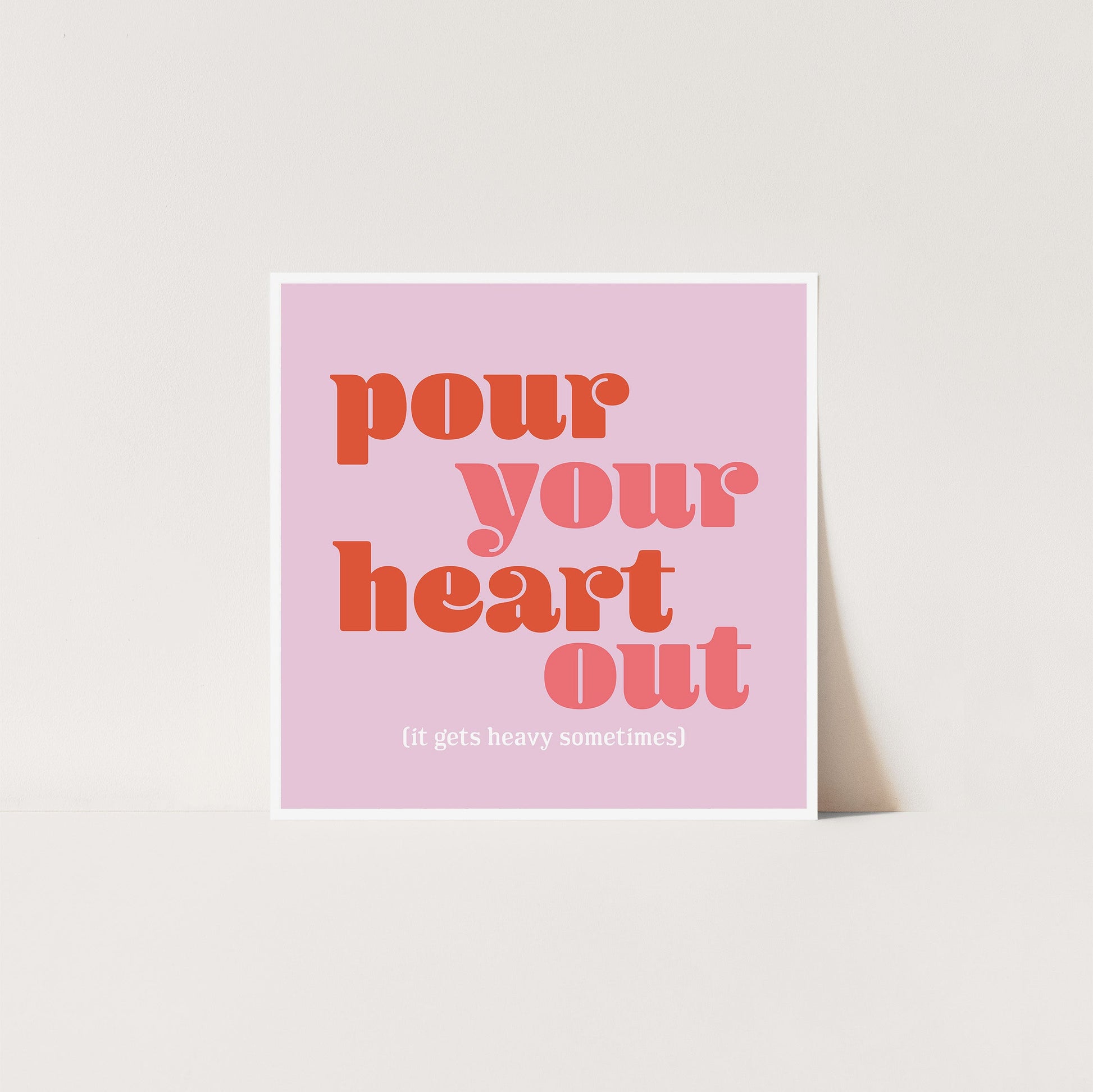 Pour It Out - Art Print Art Print by Posse Paper Goods