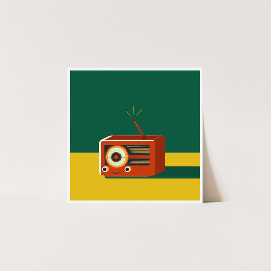Radiofriend - Art Print Art Print by Posse Paper Goods