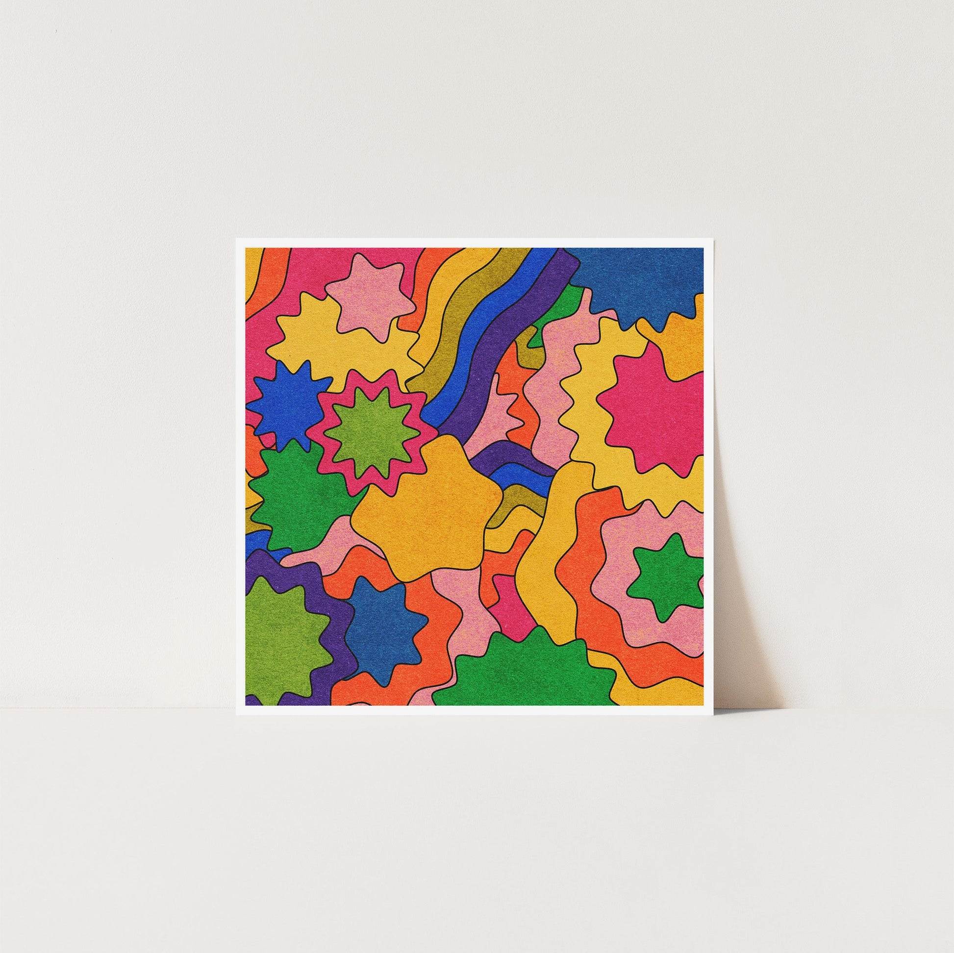 Rainbow Bloom - Art Print Art Print by Posse Paper Goods