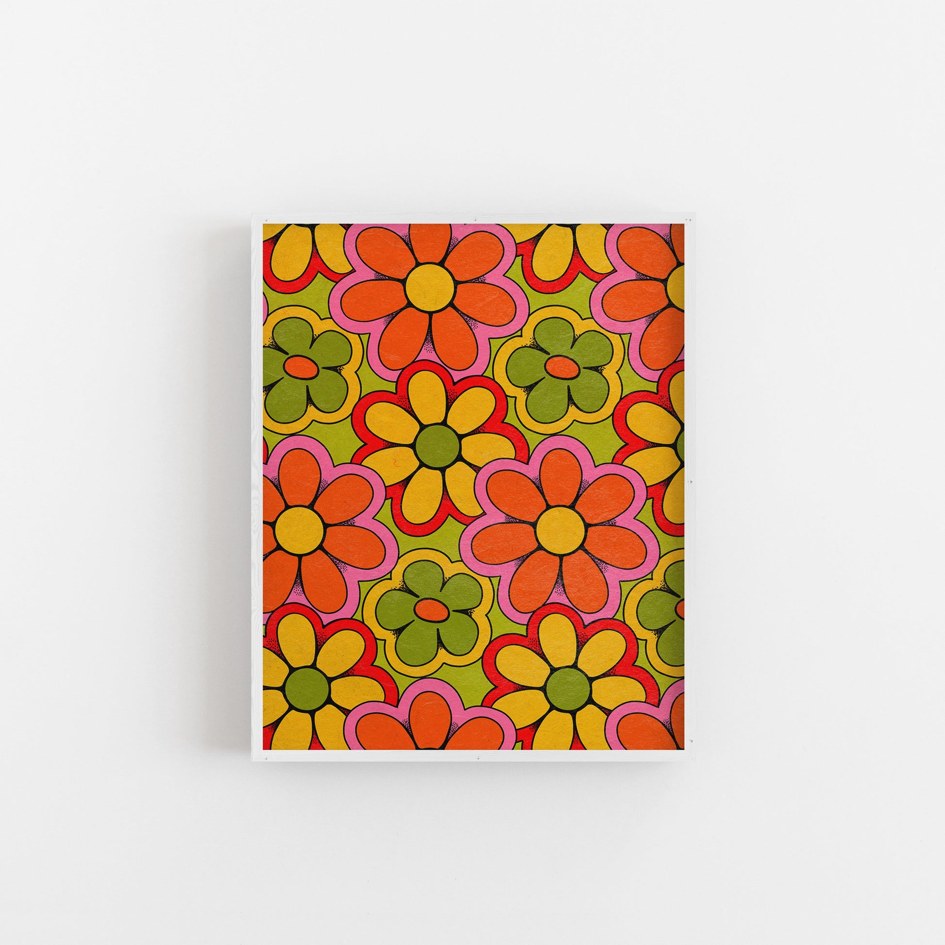 Retro Flowers - Art Print Art Print by Posse Paper Goods