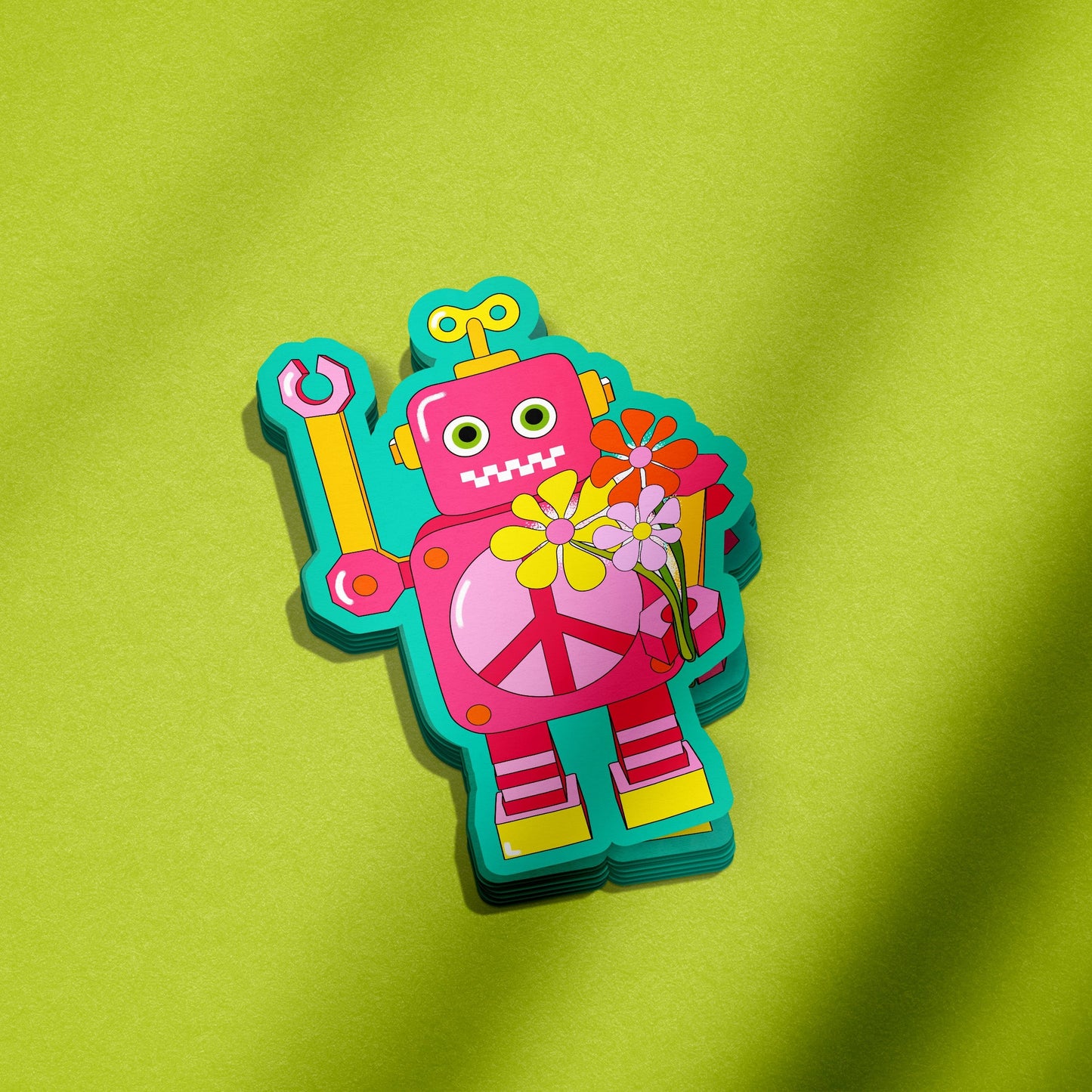 Robot Sticker Sticker by Posse Paper Goods