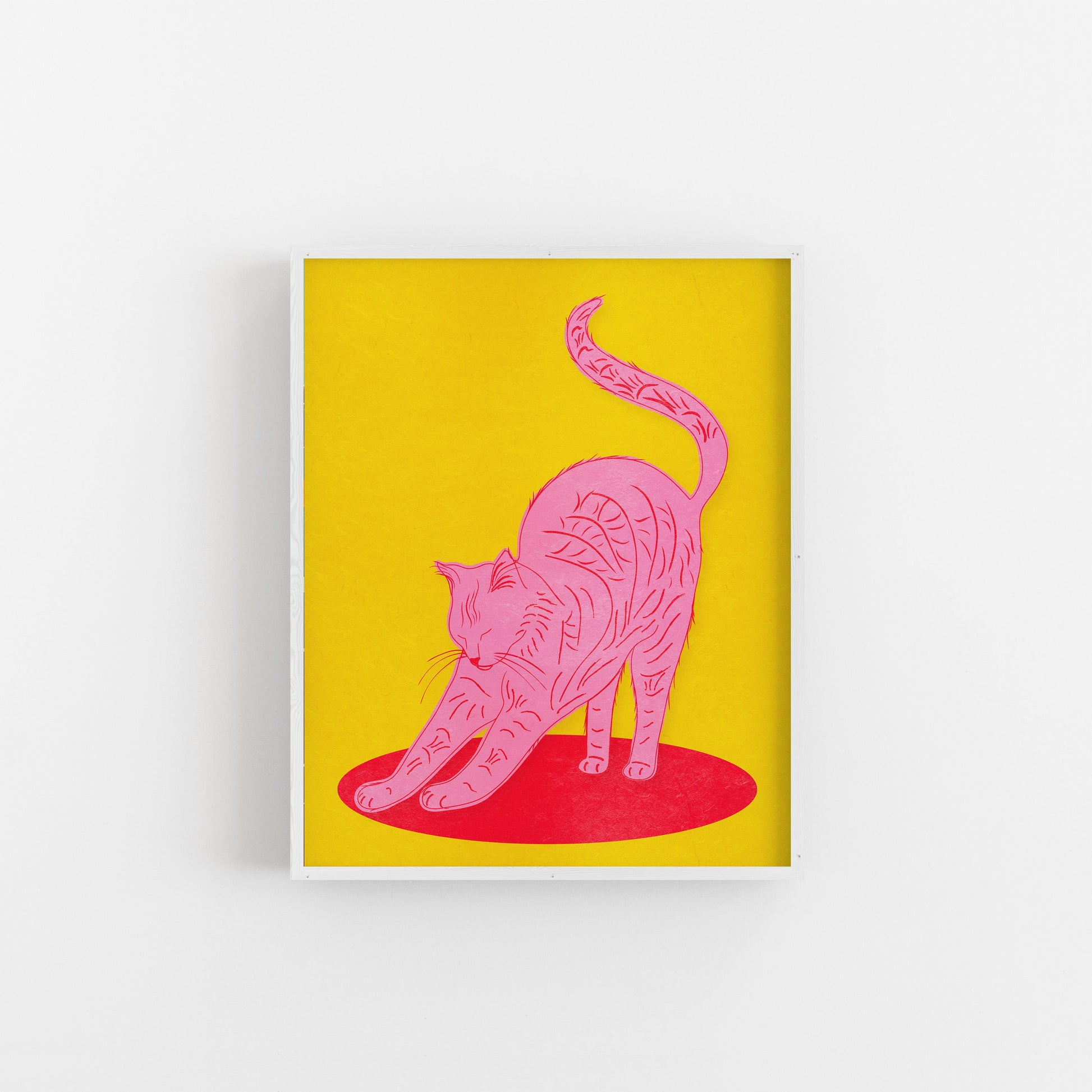 Stretching Cat - Art Print Art Print by Posse Paper Goods