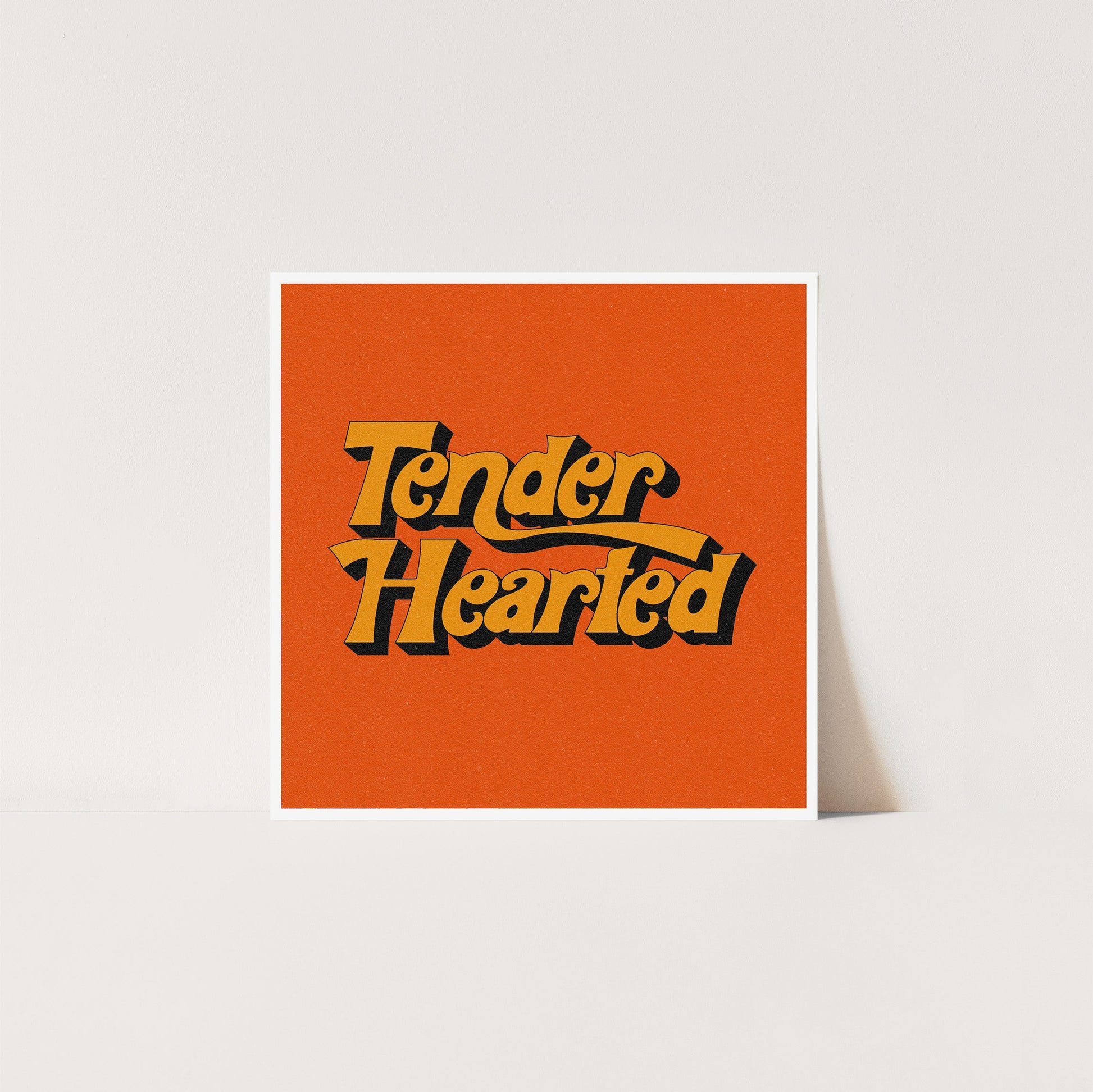 Tender Hearted - Art Print Art Print by Posse Paper Goods