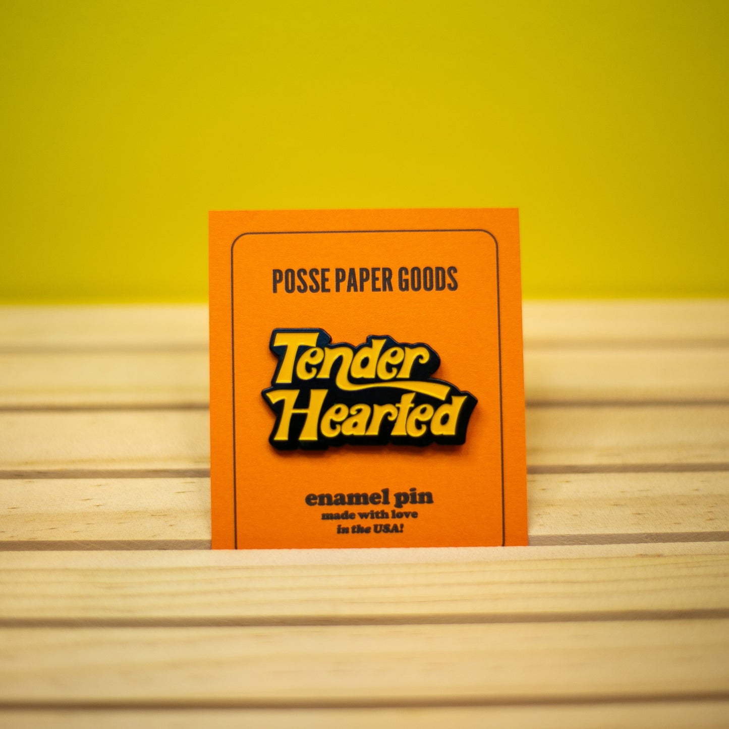 Tender Hearted - Enamel Pin Enamel Pins by Posse Paper Goods