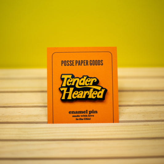 Tender Hearted - Enamel Pin Enamel Pins by Posse Paper Goods
