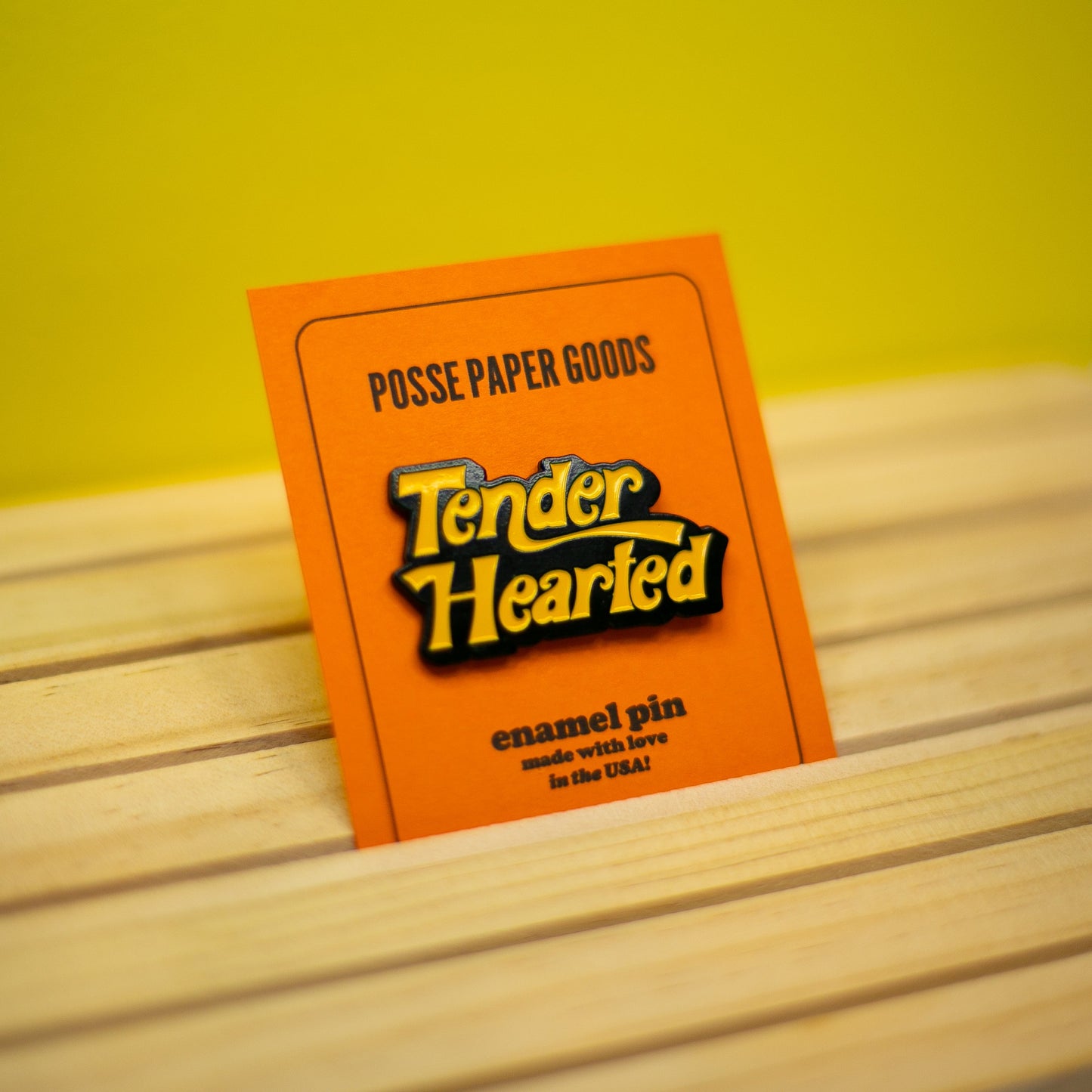 Tender Hearted - Enamel Pin Enamel Pins by Posse Paper Goods