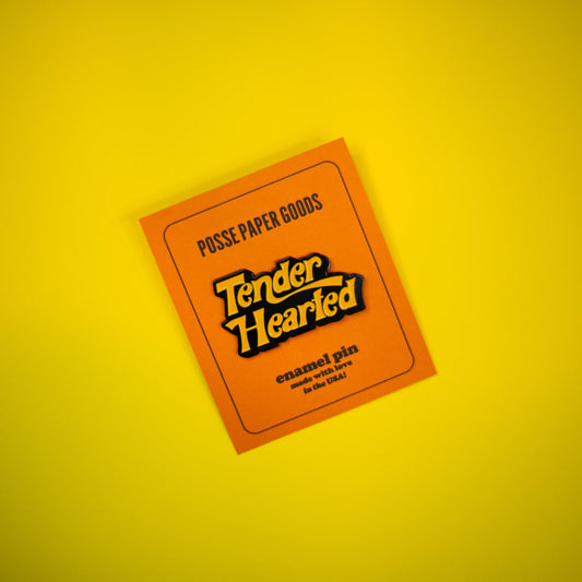 Tender Hearted - Enamel Pin Enamel Pins by Posse Paper Goods