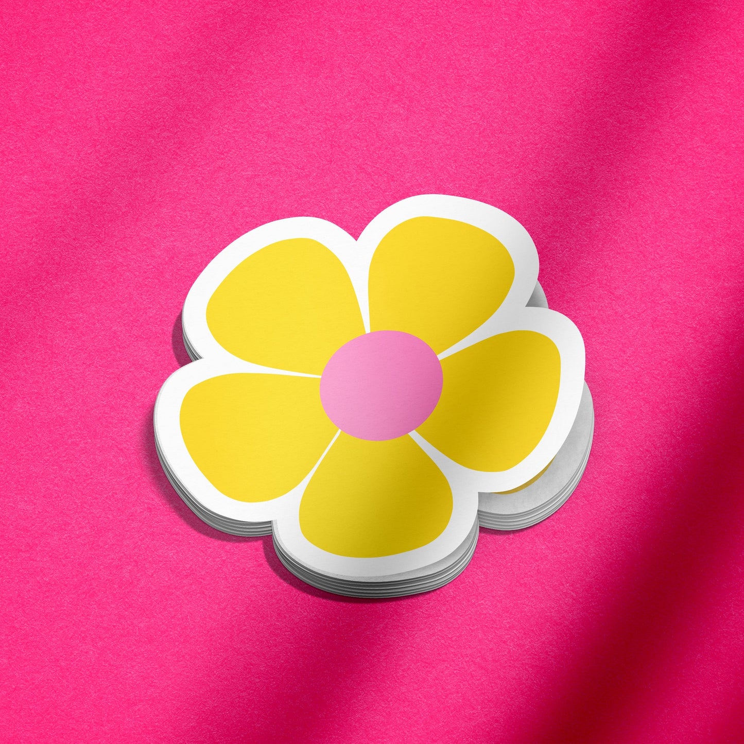 Yellow Flower Sticker Sticker by Posse Paper Goods