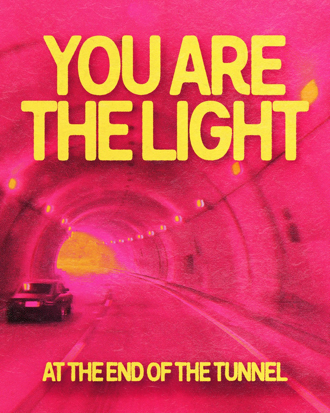 You are the Light (at the end of the tunnel) - Art Print Art Print by Posse Paper Goods