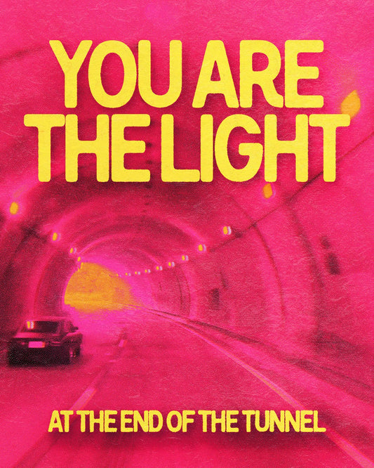 You are the Light (at the end of the tunnel) - Art Print Art Print by Posse Paper Goods