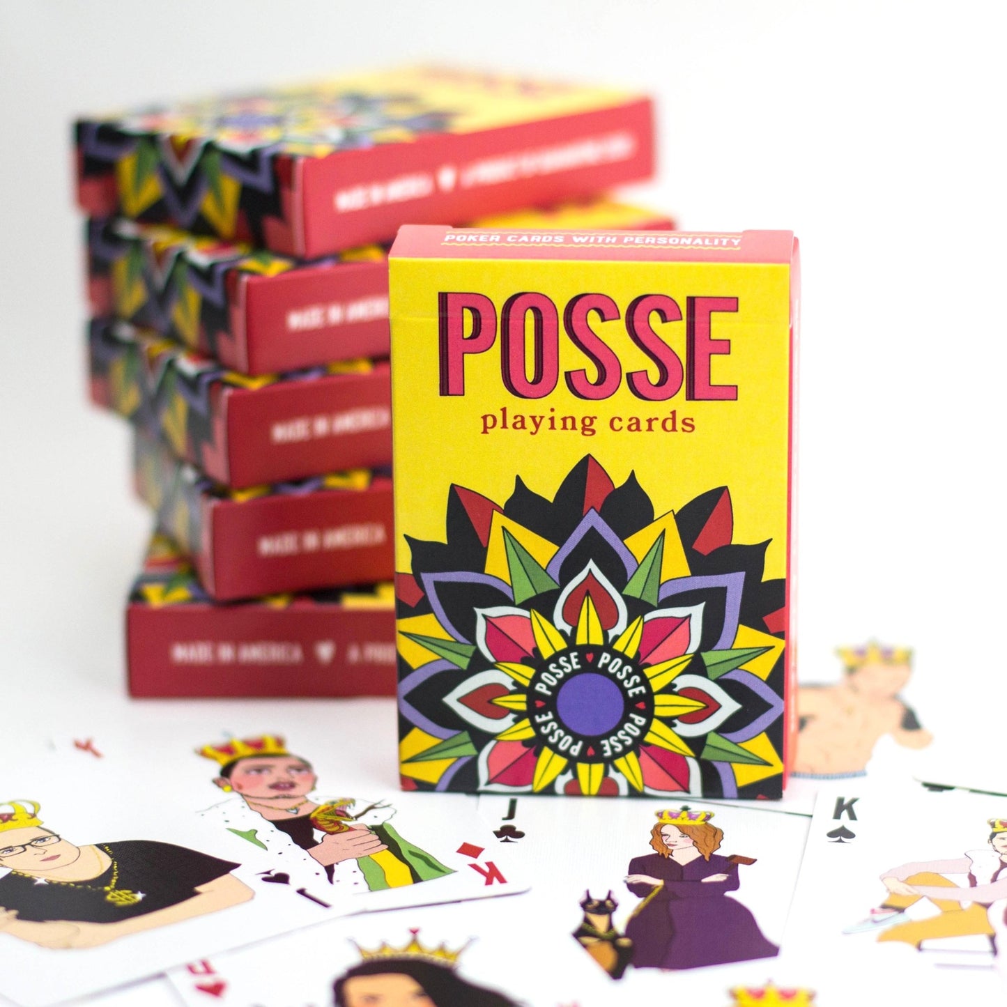 Photo of card decks stacked