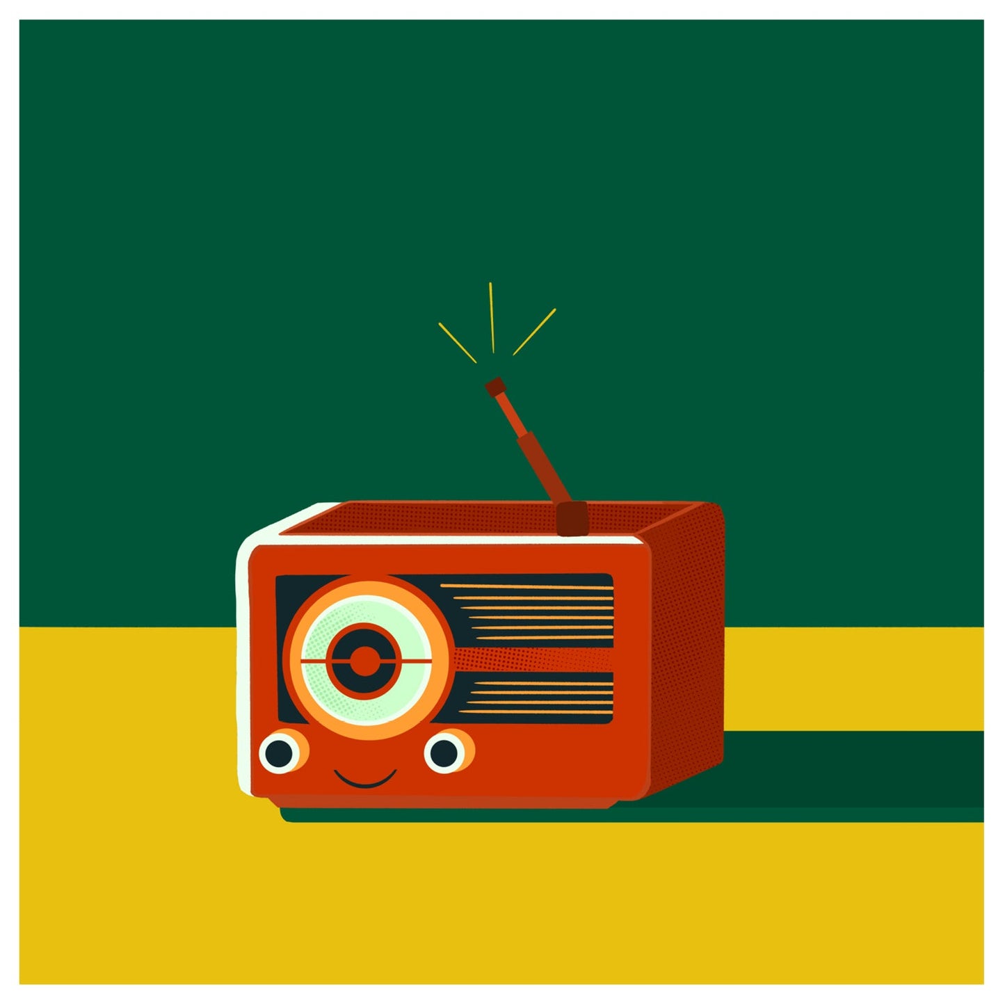 Radiofriend Art Print by Posse Paper Goods