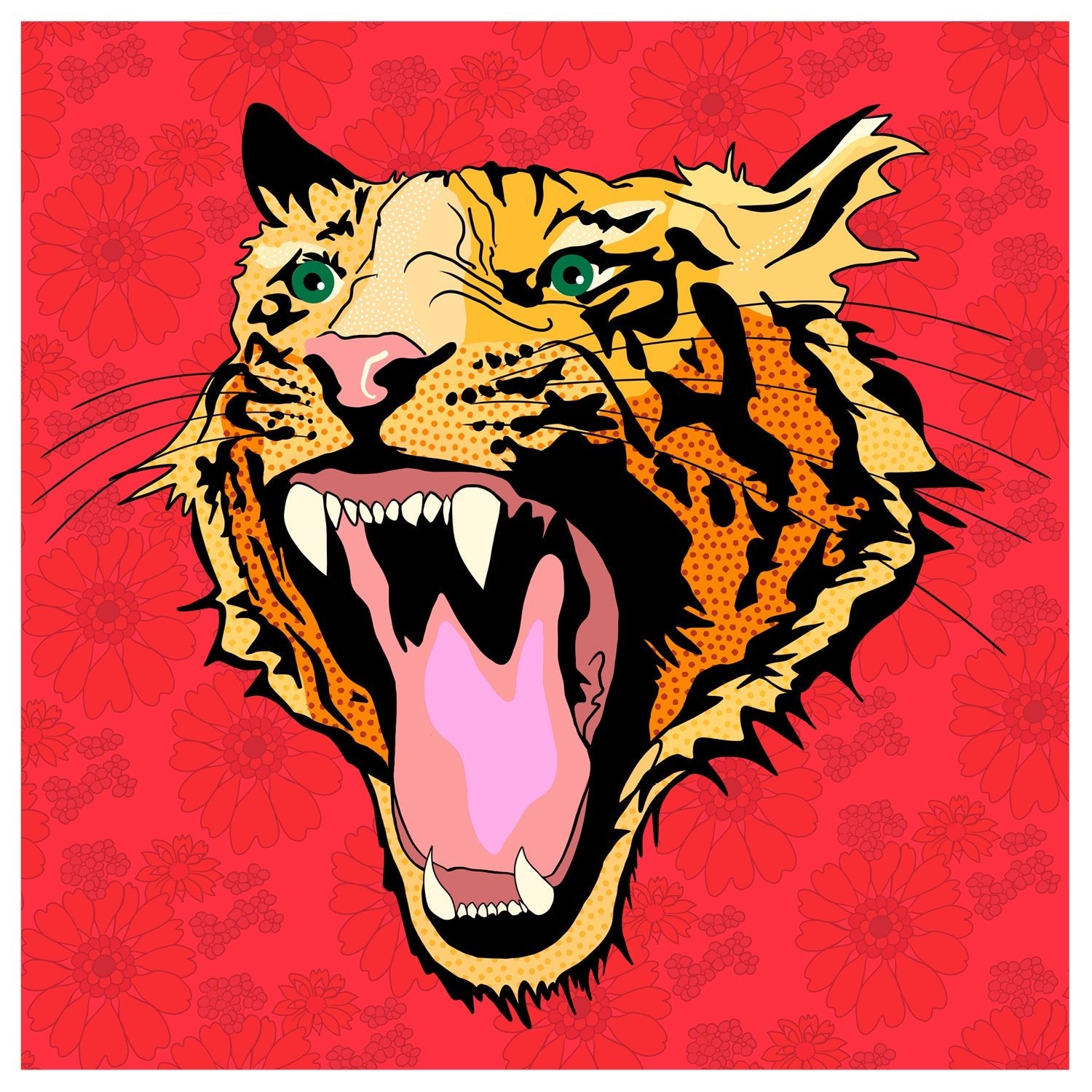 Year of the Tiger Art Print by Posse Paper Goods