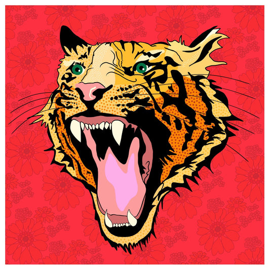 Year of the Tiger Art Print by Posse Paper Goods