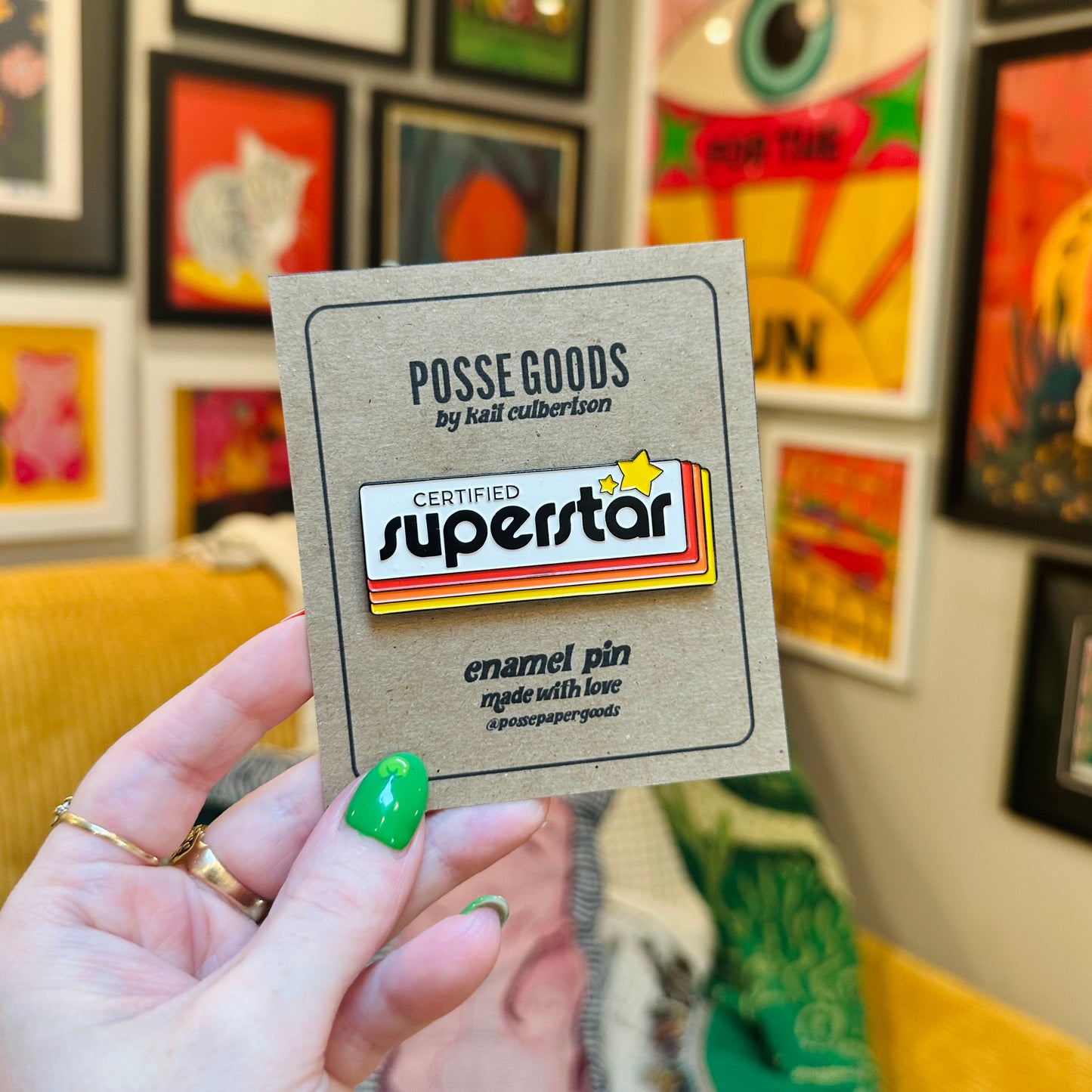 Certified Superstar Pin