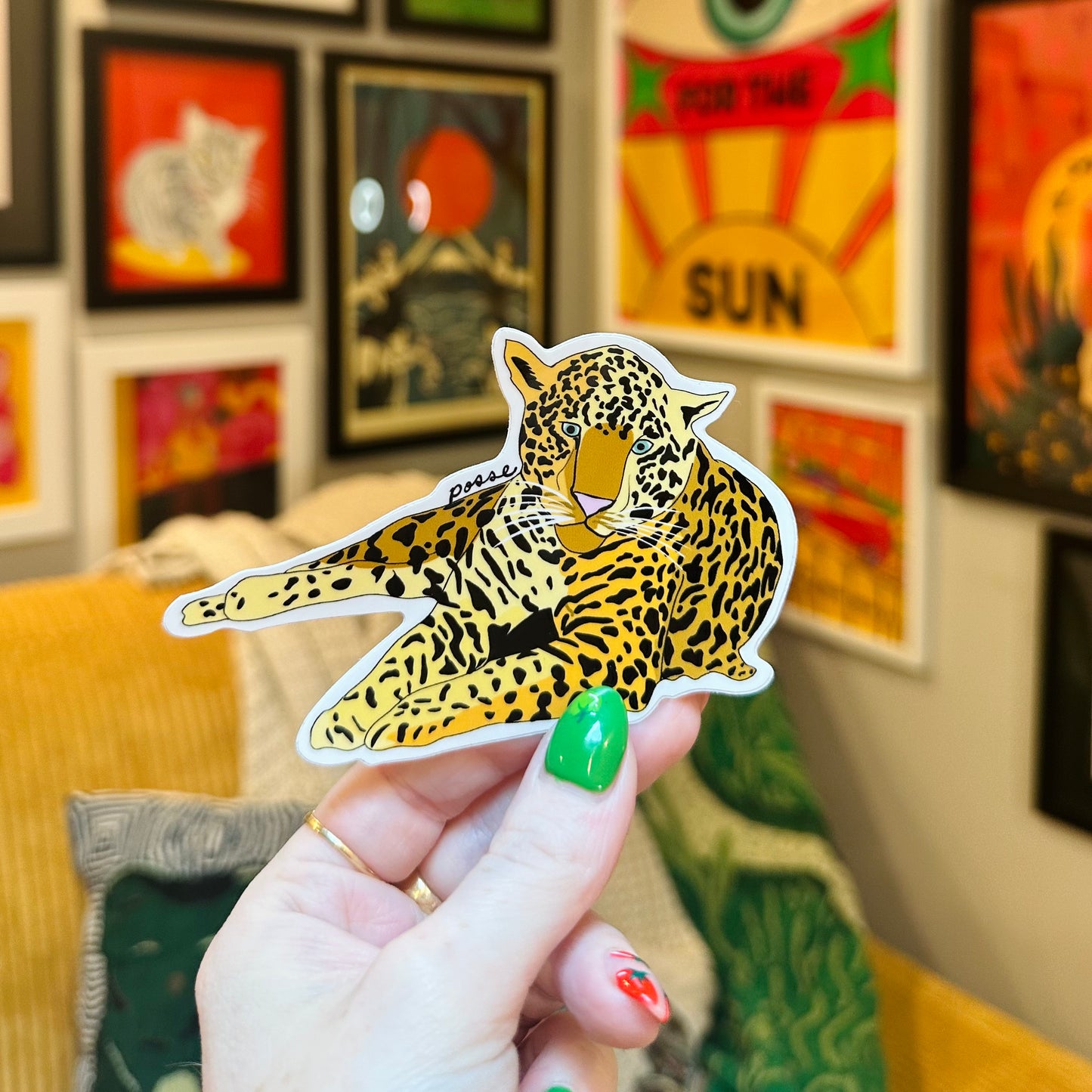 Leopard Sticker