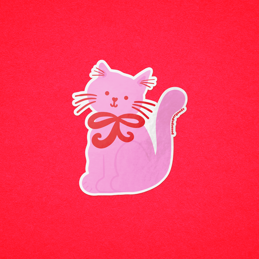 Cutie Cat Sticker (Preorder) Sticker by Posse Paper Goods