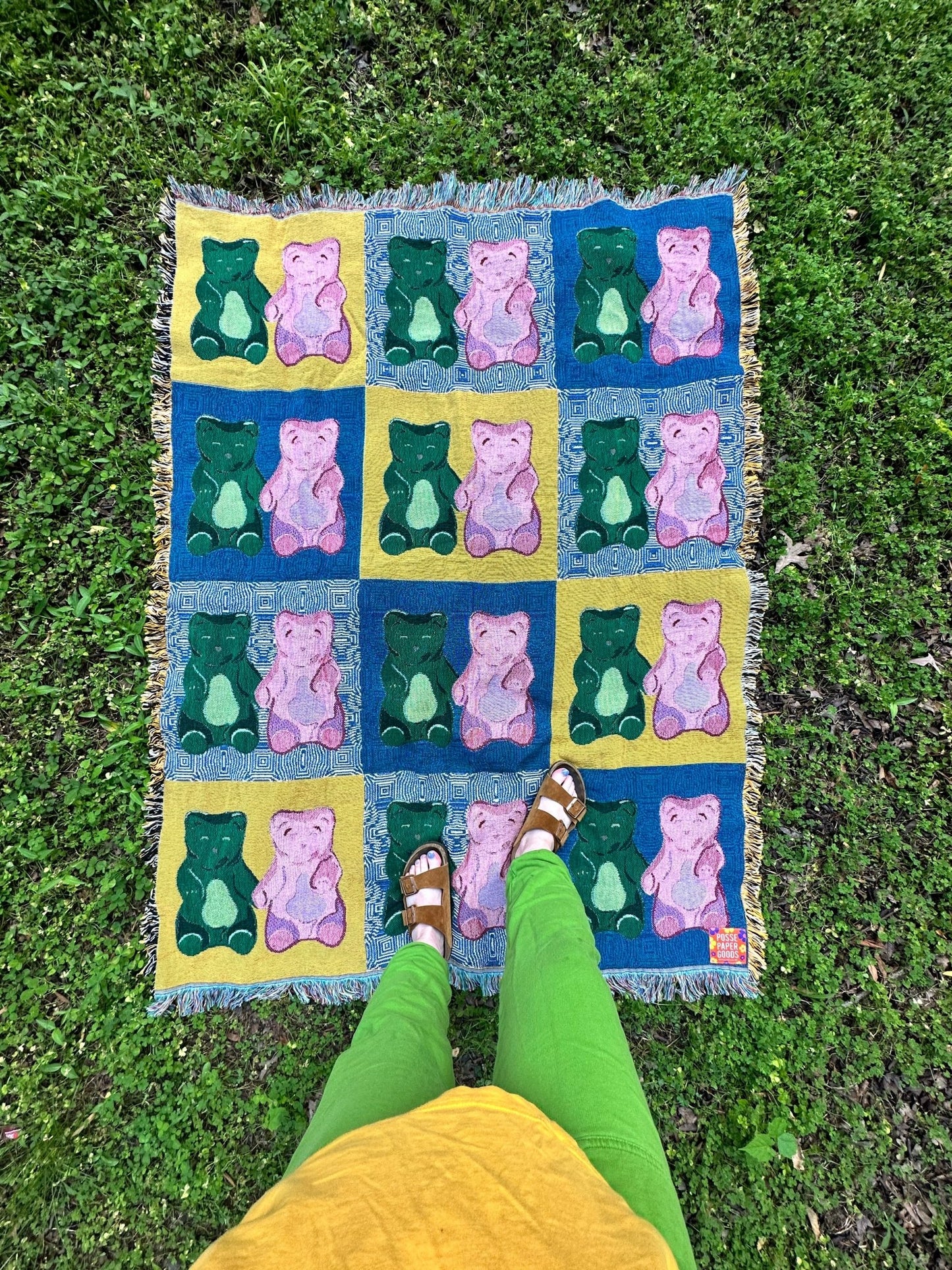 Gummy Love Festival Blanket Blanket by Posse Paper Goods