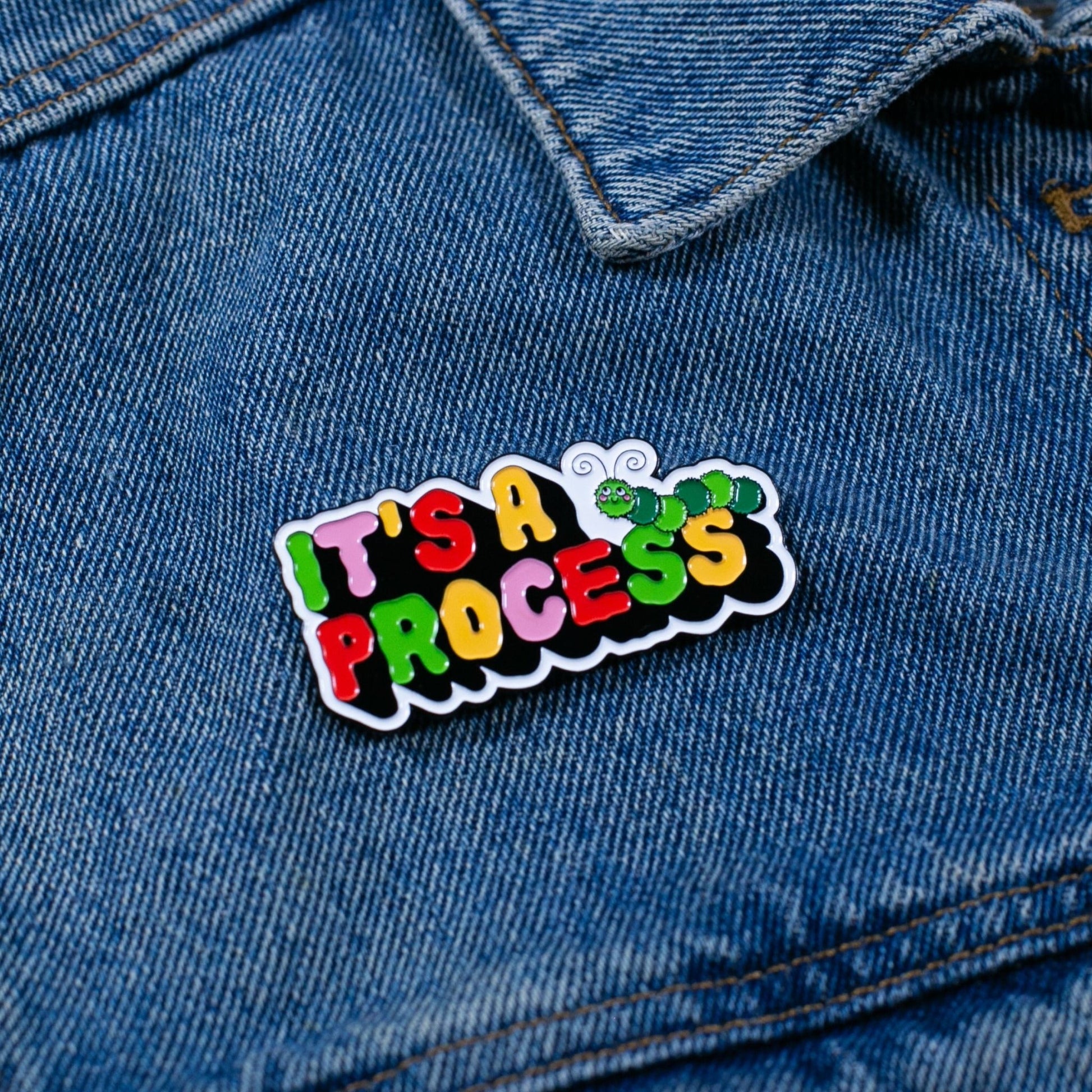 It's a Process Pin Enamel Pins by Posse Paper Goods