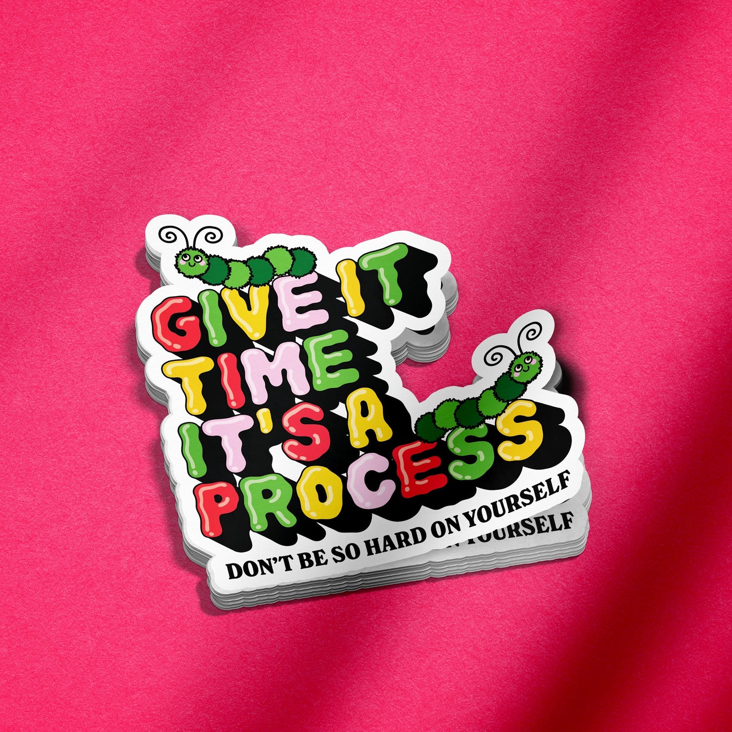 It's a Process Sticker Sticker by Posse Paper Goods