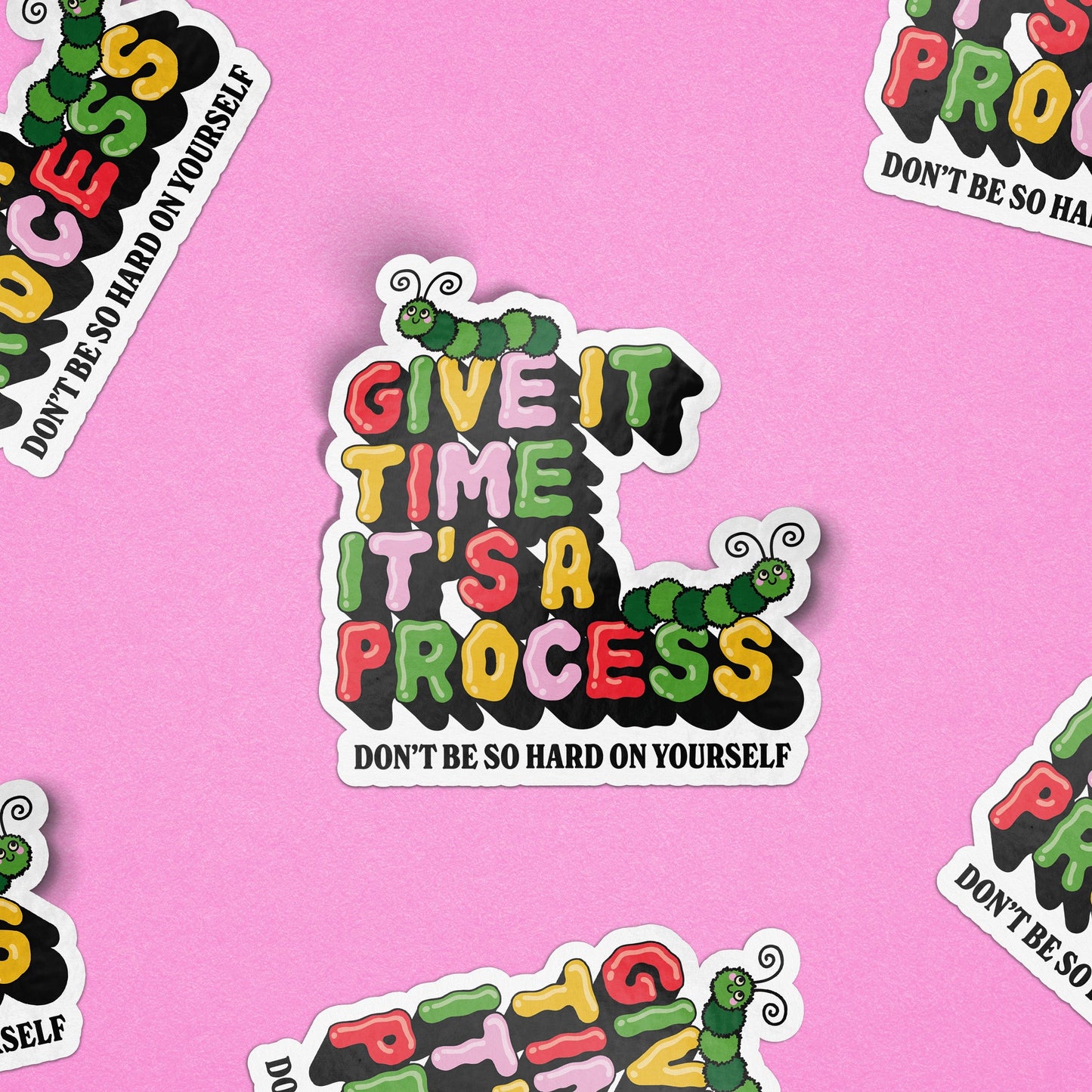 It's a Process Sticker Sticker by Posse Paper Goods