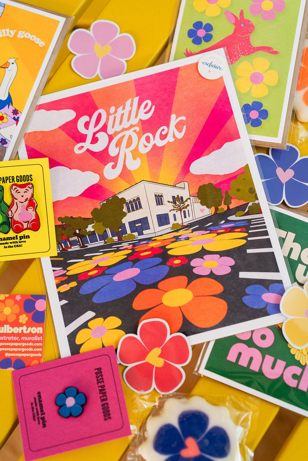 Little Rock - Limited Art Print (Arkansas) Art Print by Posse Paper Goods