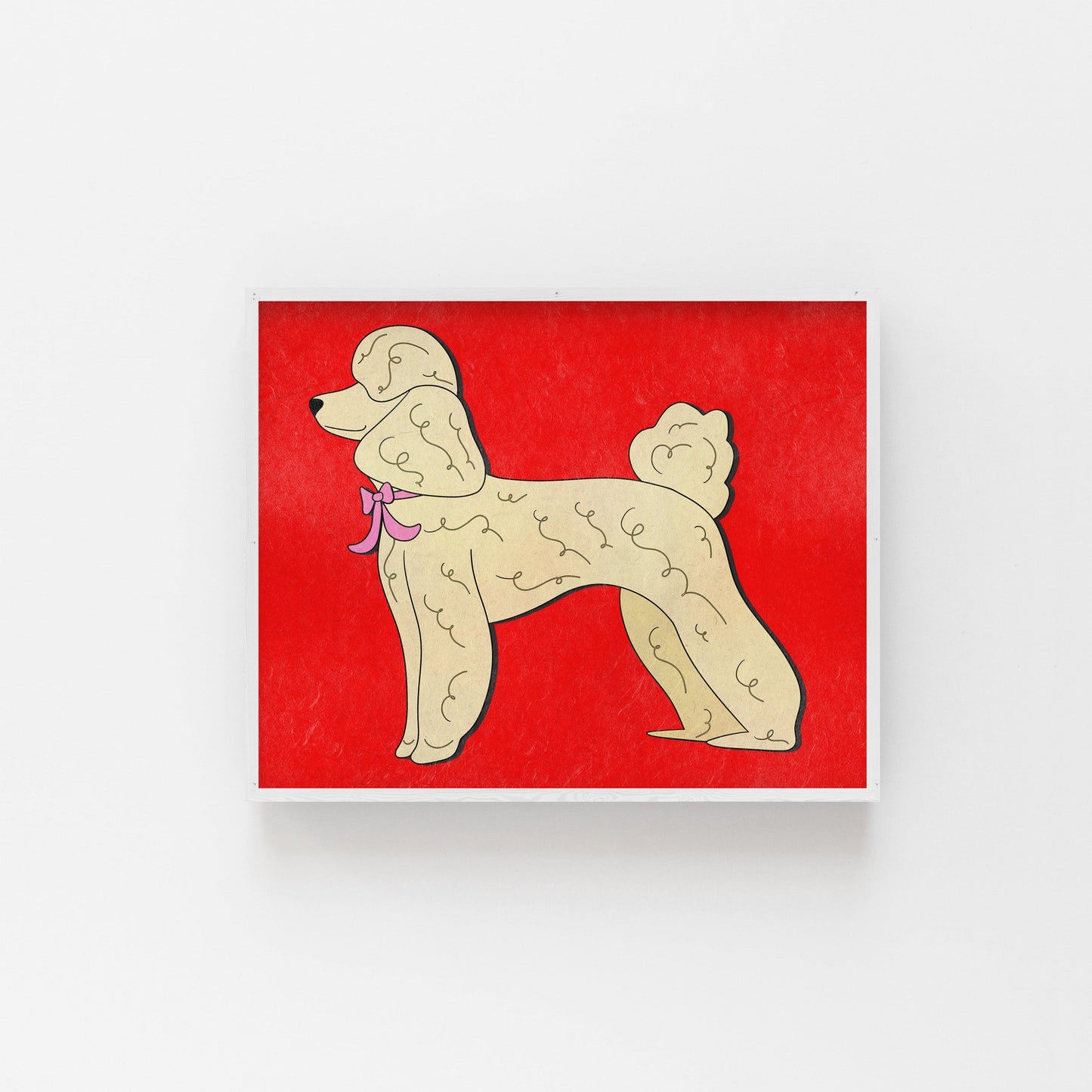 Poodle | Art Print Art Print by Posse Paper Goods