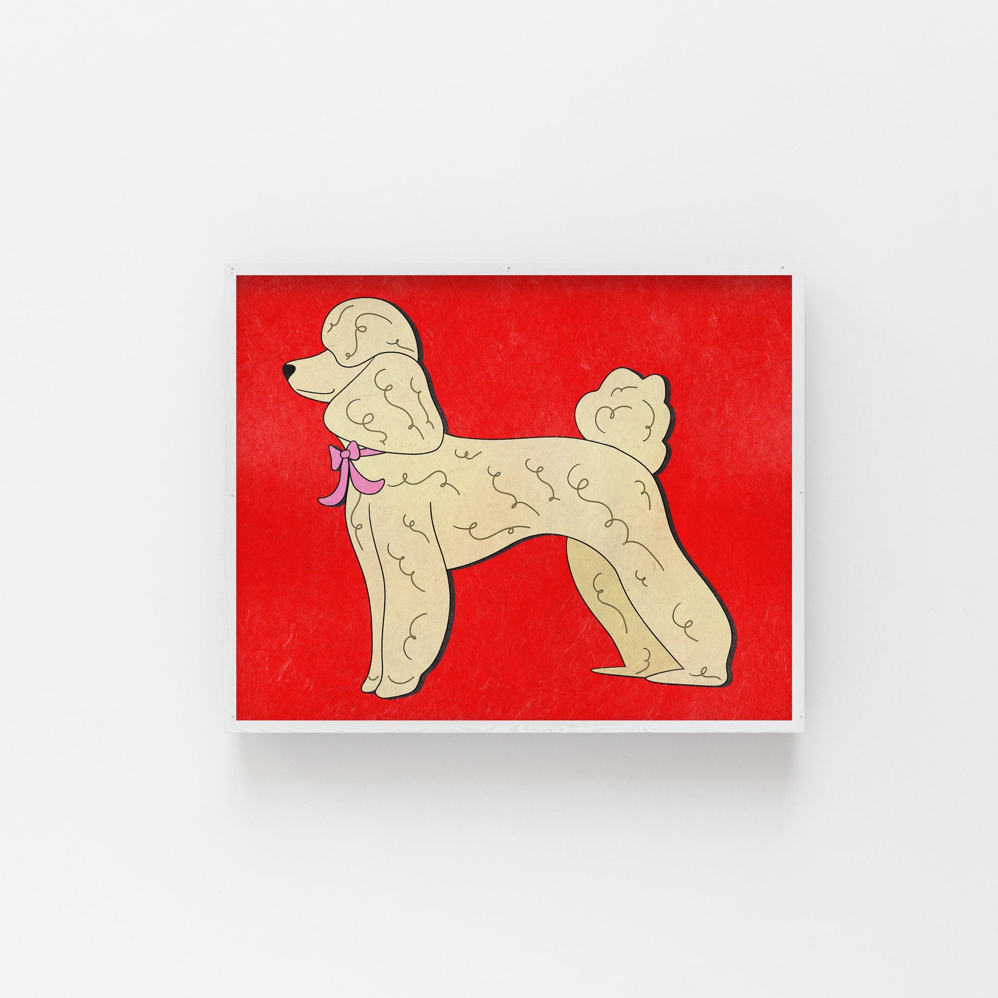 Poodle | Art Print Art Print by Posse Paper Goods