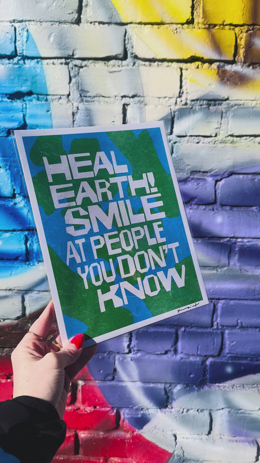 Heal Earth! - Art Print