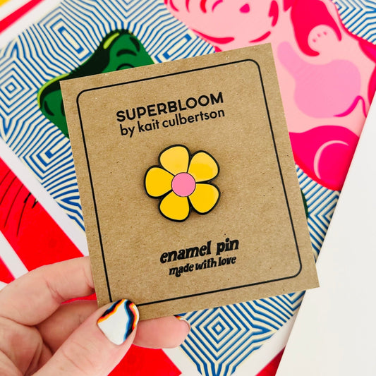 SoMa Superbloom Commemorative Enamel Pin Enamel Pins by Posse Paper Goods