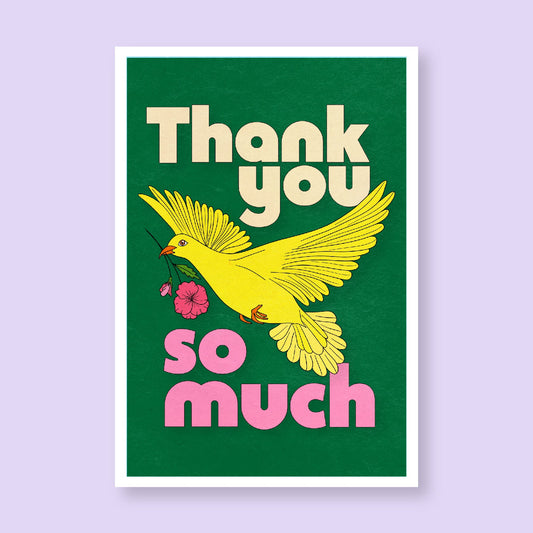 Thank You So Much | Greeting Card Cards by Posse Paper Goods