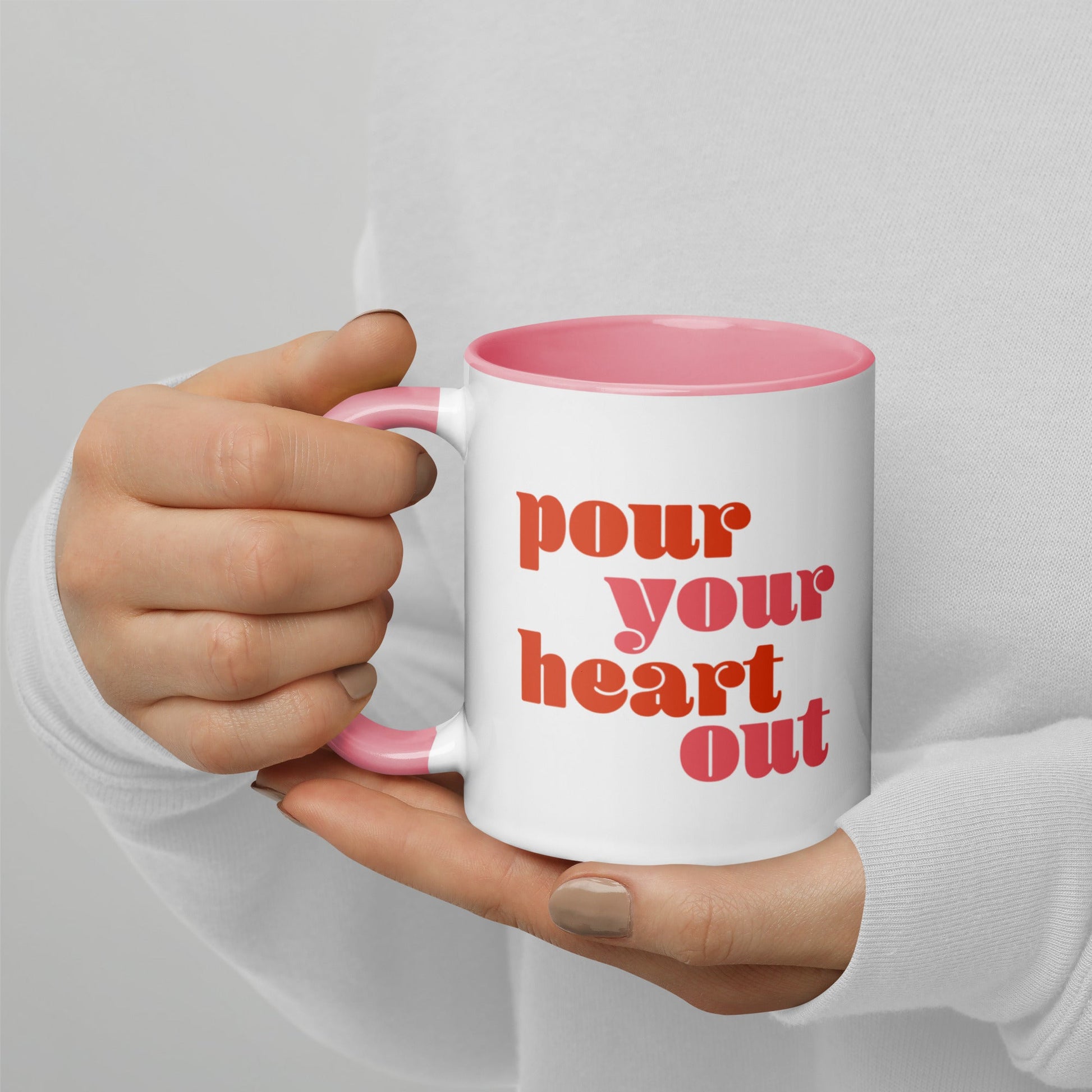 Pour Your Heart Out Mug by Posse Paper Goods