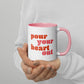 Pour Your Heart Out Mug by Posse Paper Goods