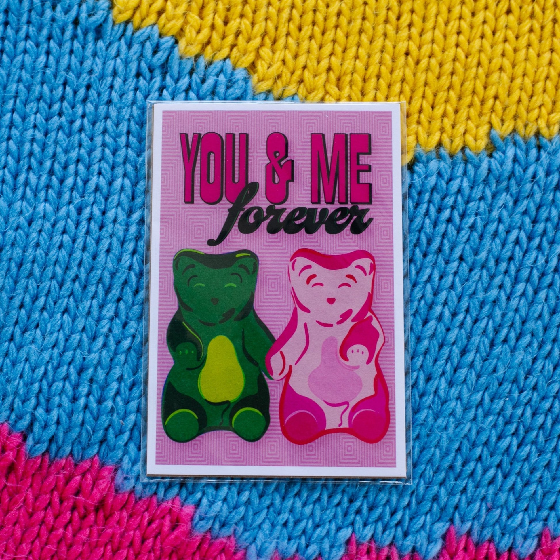 You & Me Forever - Valentine's Mini Print Art Print by Posse Paper Goods